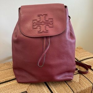 Plum Tory Burch backpack